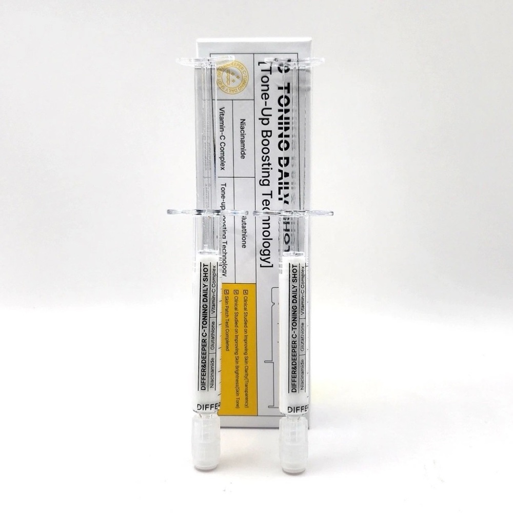 Differ & Deeper C-Toning Daily Shot Tone-up Moisturizer 2.5ml x 2ea K-Beauty